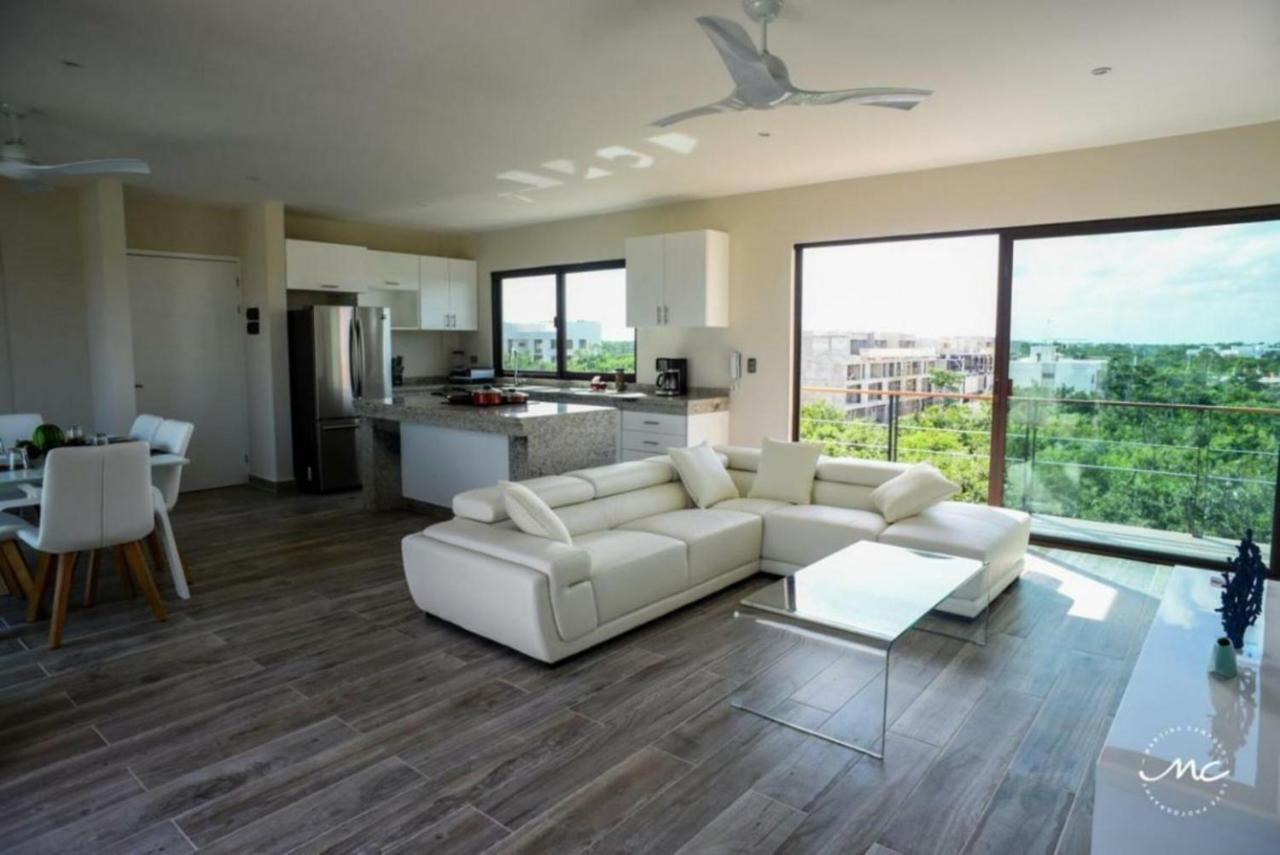 Penthouse Blue Luxury La Veleta Apartment Tulum Exterior photo