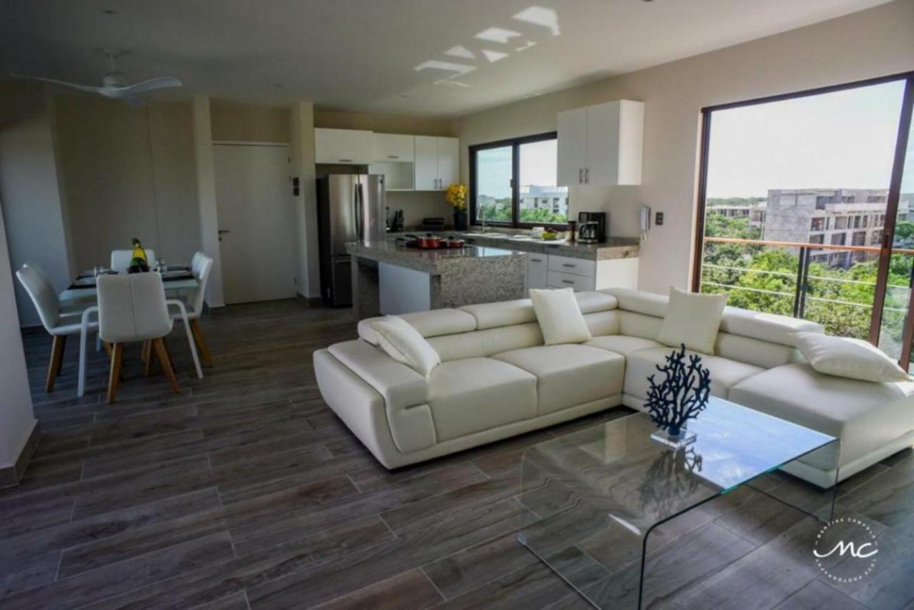 Penthouse Blue Luxury La Veleta Apartment Tulum Exterior photo